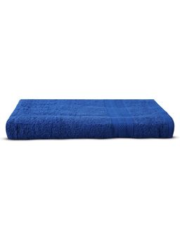 Layers - Aqua Plush 450 Gsm Blue Bath Towel (L)