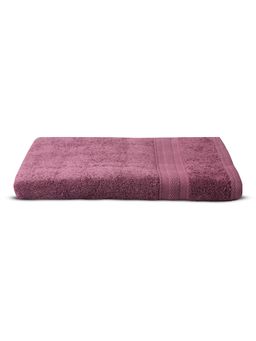 Layers - Aqua Plush 450 Gsm Purple Bath Towel (L)