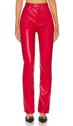 AFRM - Faux Leather Heston Straight Leg Pants