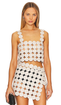 LAMARQUE - Finley Leather Top