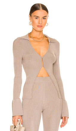 L'Academie - Loch Rib Collar Sweater