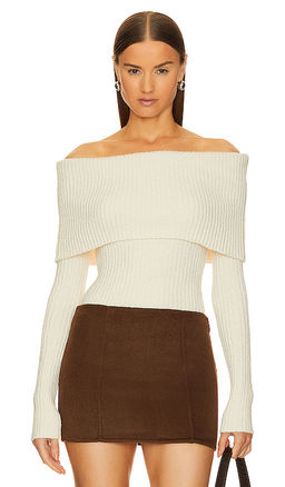 L'Academie - Namir Off Shoulder Sweater