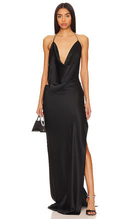 Michael Lo Sordo - Iced Velvet Maxi Dress