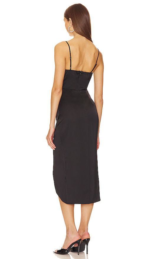 adonia wrap midi dress revolve more to come adonia wrap midi dress in pink size XS. RIPPED FRONT