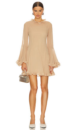 Vivetta - Georgette Short Dress With Ruffles