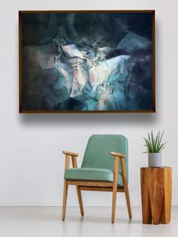 The Art House - Abstract Painting Multicolor (40X30 Inches)