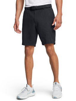 Under Armour - Men Black Drive Printed Taper Shorts