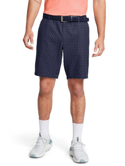Under Armour - Men Blue Drive Printed Taper Shorts