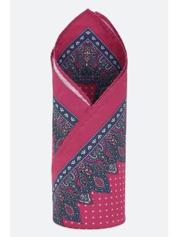 Van Heusen - Men Pink Print Party Pocket Square Printed