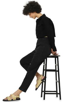 ONLY - Women Solid Black Jeans