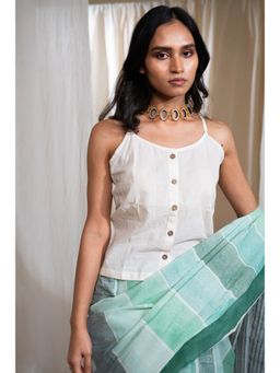 Banana Labs - Women's White Marina Blur Crop Top