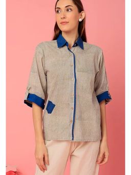 Banana Labs - Micro Indigo Shirt