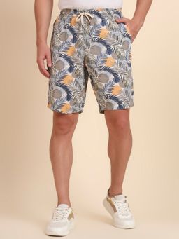 JadeBlue - Multi Color Printed Cotton Stretch Regular Fit Summer Wear Comfortable Shorts