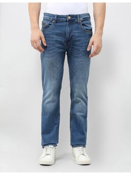 U.S. Polo Assn. Denim Co. - Men Slim Straight Fit Blue Jeans