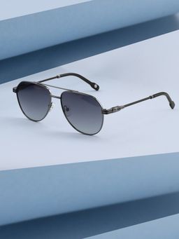 Carlton London - Blue Uv Protection Aviator Unisex Sunglasses (Clsu537)