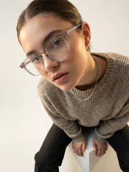 Carlton London - White Uv Protection Rectangle Unisex Sunglasses (Clsu542)