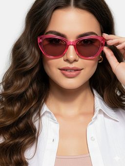 Carlton London - Brown Uv Protection Cat Eye Women Sunglasses (Clsw526)