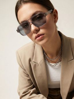 Carlton London - Black Uv Protection Cat Eye Women Sunglasses (Clsw547)