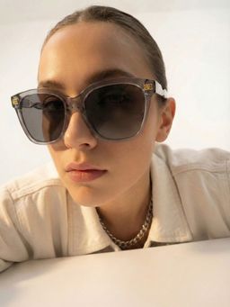 Carlton London - Black Uv Protection Cat Eye Women Sunglasses (Clsw550)