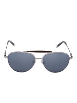 Vanderbilt New York - Silver Uv Protection Aviator Men Sunglasses (04E3Col1Sil)