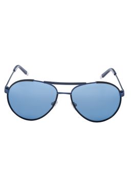 Vanderbilt New York - Blue Uv Protection Aviator Men Sunglasses (11E6Col1Blu)