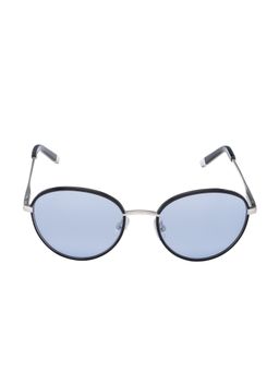 Vanderbilt New York - Blue Uv Protection Round Unisex Sunglasses (41D1Col2Blu)