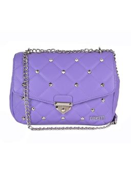 LANCETTI - Scherzare Purple Soft One Size Flap Bag