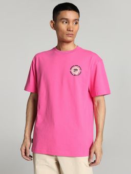 Puma - Downtown Graphic Mens Pink T-shirt
