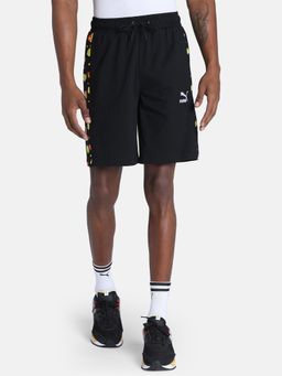 Puma - All Over Print Mens Black Shorts