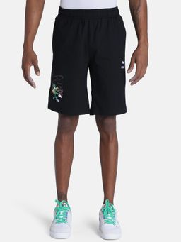 Puma - Super Graphic Mens Black Shorts