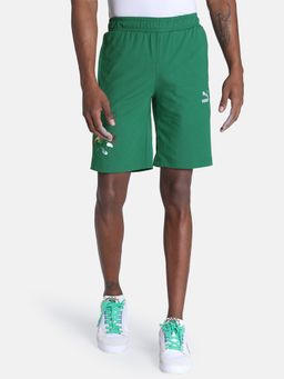 Puma - Super Graphic Mens Green Shorts