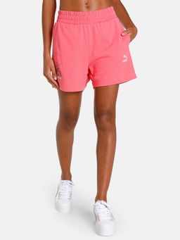 Puma - Graphic Womens Pink Shorts