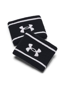 Under Armour - Black Striped Performance Terry Wristband