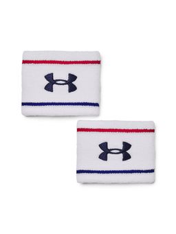 Under Armour - White Striped Performance Terry Wristband
