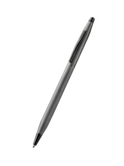 Cross - Slate Grey Plated Engraved Diamond Ballpoint Pen