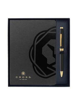 Cross - Coventry Black Lacquer Gold Pen & Executive Book (Set of 2)