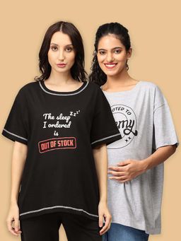 The Mom Store - Oversized Mumma T Shirt (Pack Of 2)