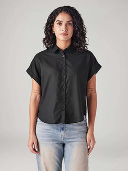 Levi's - Women Black Solid Regular Fit Shirt