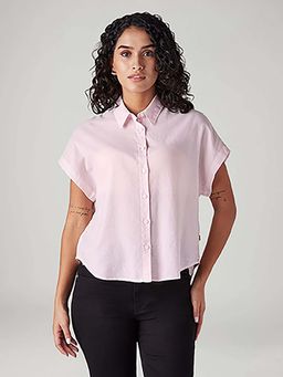 Levi's - Women Pink Solid Regular Fit Shirt