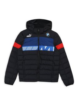 Puma - Bmw Mms Kids Ecolite Down Unisex Black Hooded Jacket
