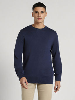 American Eagle - Navy Blue Crew Neck Sweater