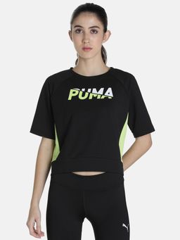 Puma - Modern Sports Womens Black T-shirt
