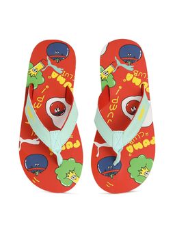 Puma - Hop Ps Kids Unisex Red Flipflops