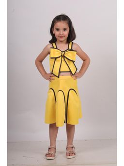 Toplove - Yellow Bow Co-Ord Set
