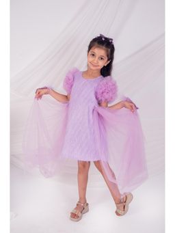 Toplove - Lavender Flutter Side Trail Dress