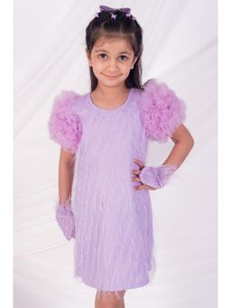 Toplove - Lavender Flutter Dress