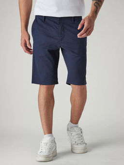 Levi's - Men's Navy Blue Solid/Plain Shorts
