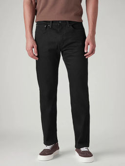 Levi's - Men's Black Solid/Plain Jeans