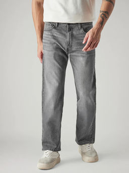 Levi's - Men's Grey Solid/Plain Jeans