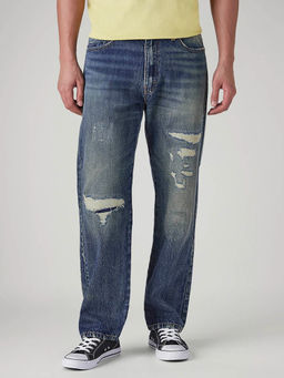 Levi's - Men's Blue Solid/Plain Jeans